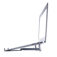Load image into Gallery viewer, Universal Aluminum Alloy Cooling Stand Foldable Height Extender Holder for 12-17 inch PC iPad Notebook