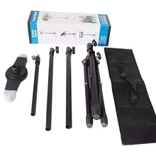 Load image into Gallery viewer, Universal Mount Tripod Floor Stand Tablet Holder for iPad, and 7 - 12 inch Tablet and Laptop