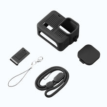 Load image into Gallery viewer, For GoPro HERO 2024 Silicone Protective Case Side Interface Cover with Wrist Strap &amp; Lens Cover, Silicone Case Side Interface Cover