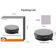 Load image into Gallery viewer, Sunnylife Universal Suction Cup Adapter Base Strong Suction Sucker for Action Camera