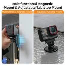 Load image into Gallery viewer, Sunnylife Quick-Release Magnetic Base Mount 1/4 180 Tilt Adjustable Tabletop Base Bracket For Insta360 X4 Air / X5 / Ace / Ace Pro 2 / 1, DZ-142 For Insta360 X4 Air / X5