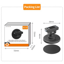 Load image into Gallery viewer, Sunnylife Quick-Release Magnetic Base Mount 1/4 180 Tilt Adjustable Tabletop Base Bracket For Insta360 X4 Air / X5 / Ace / Ace Pro 2 / 1, DZ-142 For Insta360 X4 Air / X5