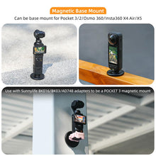 Load image into Gallery viewer, Sunnylife Quick-Release Magnetic Base Mount 1/4 180 Tilt Adjustable Tabletop Base Bracket For Insta360 X4 Air / X5 / Ace / Ace Pro 2 / 1, DZ-142 For Insta360 X4 Air / X5