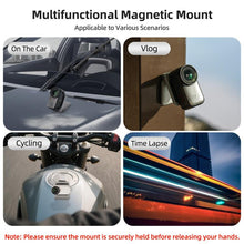 Load image into Gallery viewer, Sunnylife Universal Magnetic Mount Portable Tabletop Base Bracket Angles Adjustable 180 Rotation Holder for Mini Cameras, Universal