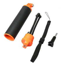 Load image into Gallery viewer, Floating Handle Grip with Tripod Holder &amp; Adjustable Anti-lost Strap for GoPro, Insta360, DJI and Other Action Cameras, Tripod Holde