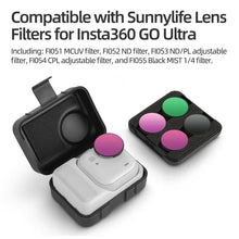 Load image into Gallery viewer, For Insta360 GO Ultra Sunnylife Portable Protective Case Shock-proof Dust-proof Storage Box with Lanyard, For Insta360 GO Ultra