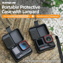 Load image into Gallery viewer, For Insta360 Ace / Ace Pro 2 / 1 Sunnylife Portable Protective Case Shock-proof Dust-proof Storage Box with Lanyard, For Insta360 Ace / Ace Pro 2 / 1