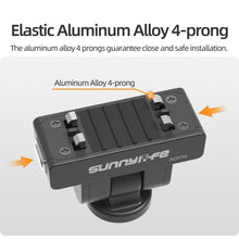 Load image into Gallery viewer, Sunnylife Magnetic Quick Release Adapter Mount 1/4 180 Tilt Adjustable Selfie Stick Adapter Stand for Insta360 X4 Air / X5 / Ace Pro 2 / 1 / Ace, AD136 For Insta360 X4 Air / X5