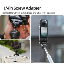 Load image into Gallery viewer, Sunnylife Magnetic Quick Release Adapter Mount 1/4 180 Tilt Adjustable Selfie Stick Adapter Stand for Insta360 X4 Air / X5 / Ace Pro 2 / 1 / Ace, AD136 For Insta360 X4 Air / X5
