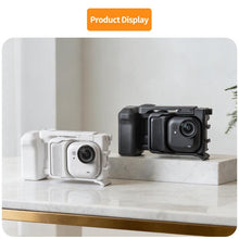 Load image into Gallery viewer, For Insta360 GO Ultra Sunnylife Street Photography Handle Ergonomic Hand Grip Quick Release Shutter Handle, For Insta360 GO Ultra (White), For Insta360 GO Ultra (Black)