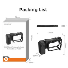 Load image into Gallery viewer, Sunnylife Street Photography Handle Ergonomic Hand Grip Quick Release Shutter Handle for Insta360 Ace Pro 2 / 1, For Insta360 Ace Pro 2 / 1