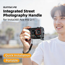 Load image into Gallery viewer, Sunnylife Street Photography Handle Ergonomic Hand Grip Quick Release Shutter Handle for Insta360 Ace Pro 2 / 1, For Insta360 Ace Pro 2 / 1