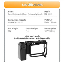 Load image into Gallery viewer, Sunnylife Street Photography Handle Ergonomic Hand Grip Quick Release Shutter Handle for Insta360 Ace Pro 2 / 1, For Insta360 Ace Pro 2 / 1