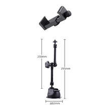 Load image into Gallery viewer, Single Suction Cup Articulating Friction Magic Arm Phone Clamp Mount, Single Suction Cup Magic Arm