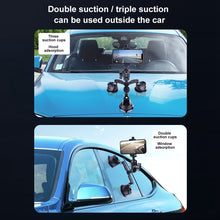 Load image into Gallery viewer, Single Suction Cup Articulating Friction Magic Arm Phone Clamp Mount, Single Suction Cup Magic Arm