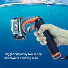 Load image into Gallery viewer, Shutter Trigger + Floating Hand Grip Diving Buoyancy Stick with Adjustable Anti-lost Strap &amp; Screw &amp; Wrench for GoPro HERO8 Black