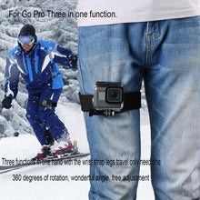 Load image into Gallery viewer, GP278 3 in 1 Hand Wrist Arm Leg Straps 360-degree Rotation Mount for GoPro, Insta360, DJI and Other Action Cameras, GP278