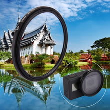 Load image into Gallery viewer, 52mm 3 in 1 Round Circle UV Lens Filter with Cap for GoPro HERO7 Black/6 /5, 52mm UV Lens