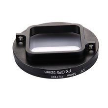 Load image into Gallery viewer, 52mm 3 in 1 Round Circle UV Lens Filter with Cap for GoPro HERO7 Black/6 /5, 52mm UV Lens