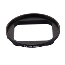Load image into Gallery viewer, 58mm 3 in 1 Round Circle UV Lens Filter with Cap for GoPro HERO7 Black/6 /5, 58mm UV Lens