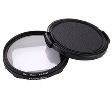 Load image into Gallery viewer, 58mm 3 in 1 Round Circle UV Lens Filter with Cap for GoPro HERO7 Black/6 /5, 58mm UV Lens