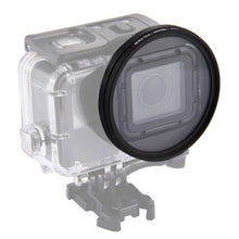 Load image into Gallery viewer, 58mm 3 in 1 Round Circle UV Lens Filter with Cap for GoPro HERO7 Black/6 /5, 58mm UV Lens