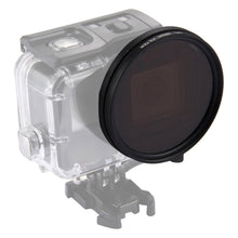 Load image into Gallery viewer, 58mm 3 in 1 Round Circle CPL Lens Filter with Cap for GoPro HERO7 Black/6 /5, 58mm CPL Lens