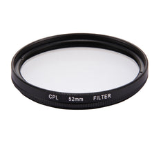 Load image into Gallery viewer, 52mm 3 in 1 Round Circle CPL Lens Filter with Cap for GoPro HERO7 Black/6 /5, 52mm CPL Lens