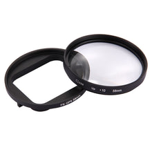 Load image into Gallery viewer, 58mm 2 in 1 10X Close-Up Lens Filter for GoPro HERO7 Black/6 /5, 58mm Close-Up Lens