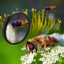 Load image into Gallery viewer, 58mm 2 in 1 10X Close-Up Lens Filter for GoPro HERO7 Black/6 /5, 58mm Close-Up Lens