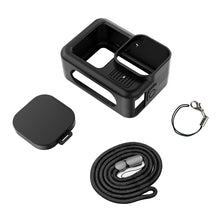 Load image into Gallery viewer, For GoPro HERO13 Black Silicone Protective Case Cover with Wrist Strap &amp; Lens Cover, For GoPro HERO13 Black