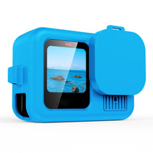 Load image into Gallery viewer, For GoPro HERO13 Black Silicone Protective Case Cover with Wrist Strap &amp; Lens Cover, For GoPro HERO13 Black