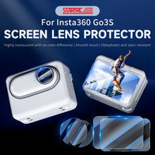 Load image into Gallery viewer, For Insta360 GO 3S STARTRC 2 in 1 2pcs Screen Tempered Glass Film and 2pcs Lens TPU Film, For Insta360 GO 3S
