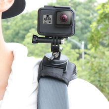 Load image into Gallery viewer, Hook and Loop Fastener Backpack Rec-Mounts Clip Clamp Mount with Screw for GoPro, Insta360, DJI and Other Action Cameras