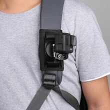 Load image into Gallery viewer, Hook and Loop Fastener Backpack Rec-Mounts Clip Clamp Mount with Screw for GoPro, Insta360, DJI and Other Action Cameras