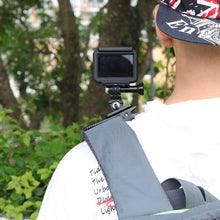 Load image into Gallery viewer, RUIGPRO 360 Degree Rotation J-Type Backpack Rec-Mounts Clip Clamp Mount with Screw for GoPro HERO9 Black / HERO8 Black /HERO7 /6 /5, DJI Osmo Action, Xiaoyi and Other Action Cameras