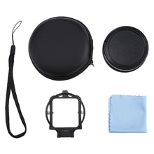 Load image into Gallery viewer, JSR 58mm 16X Macro Lens + Red Diving Lens Filter with Lens Cover + Lens Filter Ring Adapter + String + Cleaning Cloth for GoPro HERO6 /5 Dive Housing, For HERO6 /5