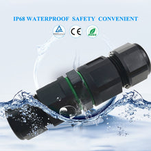 Load image into Gallery viewer, XY-17 IP68 Waterproof 3 Pin Straight Cable Connector, XY17