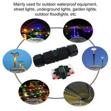 Load image into Gallery viewer, XY-17 IP68 Waterproof 3 Pin Straight Cable Connector, XY17