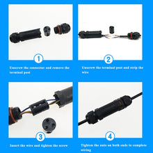 Load image into Gallery viewer, XY25 IP68 Waterproof 3 Pin T-type Cable Connector, XY25(T3)