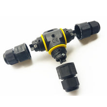 Load image into Gallery viewer, XYT21 IP68 Waterproof 3 Pin T-type Cable Connector, XYT21