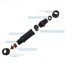 Load image into Gallery viewer, XY20 IP68 Waterproof 3 Pin Straight Cable Connector, XY20