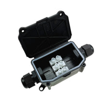 Load image into Gallery viewer, IP66 Waterproof Two-way Junction Box with PA10 3-bit Terminal, IP66+PA10