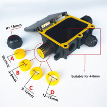 Load image into Gallery viewer, G713 IP68 Waterproof Four-way Junction Box for Protecting Circuit Board, G713-4P