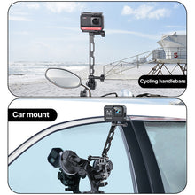Load image into Gallery viewer, Aluminum Extension Arm Grip Extenter for GoPro, Insta360, DJI and Other Action Cameras
