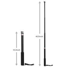Load image into Gallery viewer, Universal Aluminum Alloy Selfie Stick with Adapter, Length: 25-75cm, Length: 25-75cm
