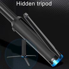 Load image into Gallery viewer, RUIGPRO One-piece Handheld Tripod Selfie Stick Telescopic Monopod Mount for GoPro, Insta360, DJI and Other Action Cameras, Black)