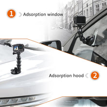 Load image into Gallery viewer, Suction Cup Jaws Flex Clamp Mount for GoPro, Insta360, DJI and Other Action Cameras, Jaws Flex Clamp