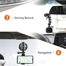 Load image into Gallery viewer, Suction Cup Jaws Flex Clamp Mount for GoPro, Insta360, DJI and Other Action Cameras, Jaws Flex Clamp