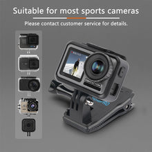 Load image into Gallery viewer, RUIGPRO 360 Degree Rotation Backpack Rec-Mounts Clip Clamp Mount with Screw for GoPro, Insta360, DJI and Other Action Cameras, 360 Degree Rotation Clip